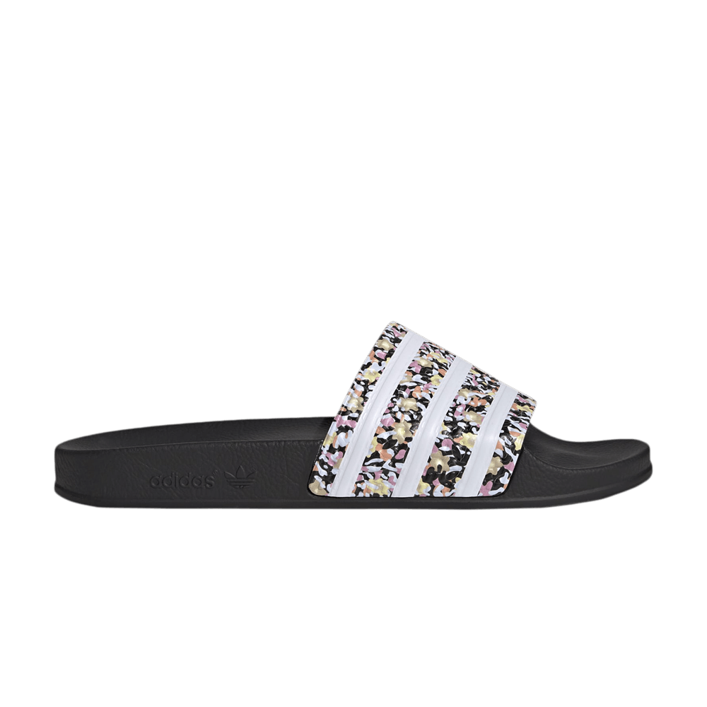 Adilette Slide 'You're Here For A Reason - Black'