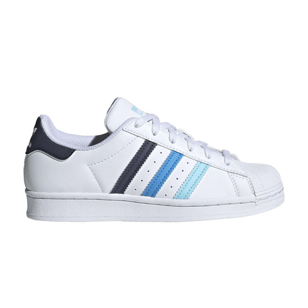 Adidas Superstar J 'White Bliss Blue'