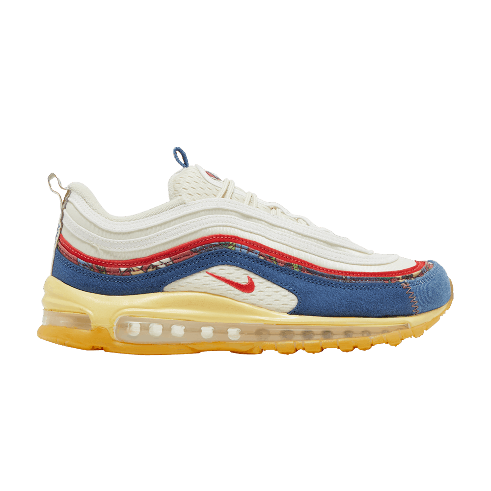 Nike Air Max 97 Coconut Milk Fossil Denim Red