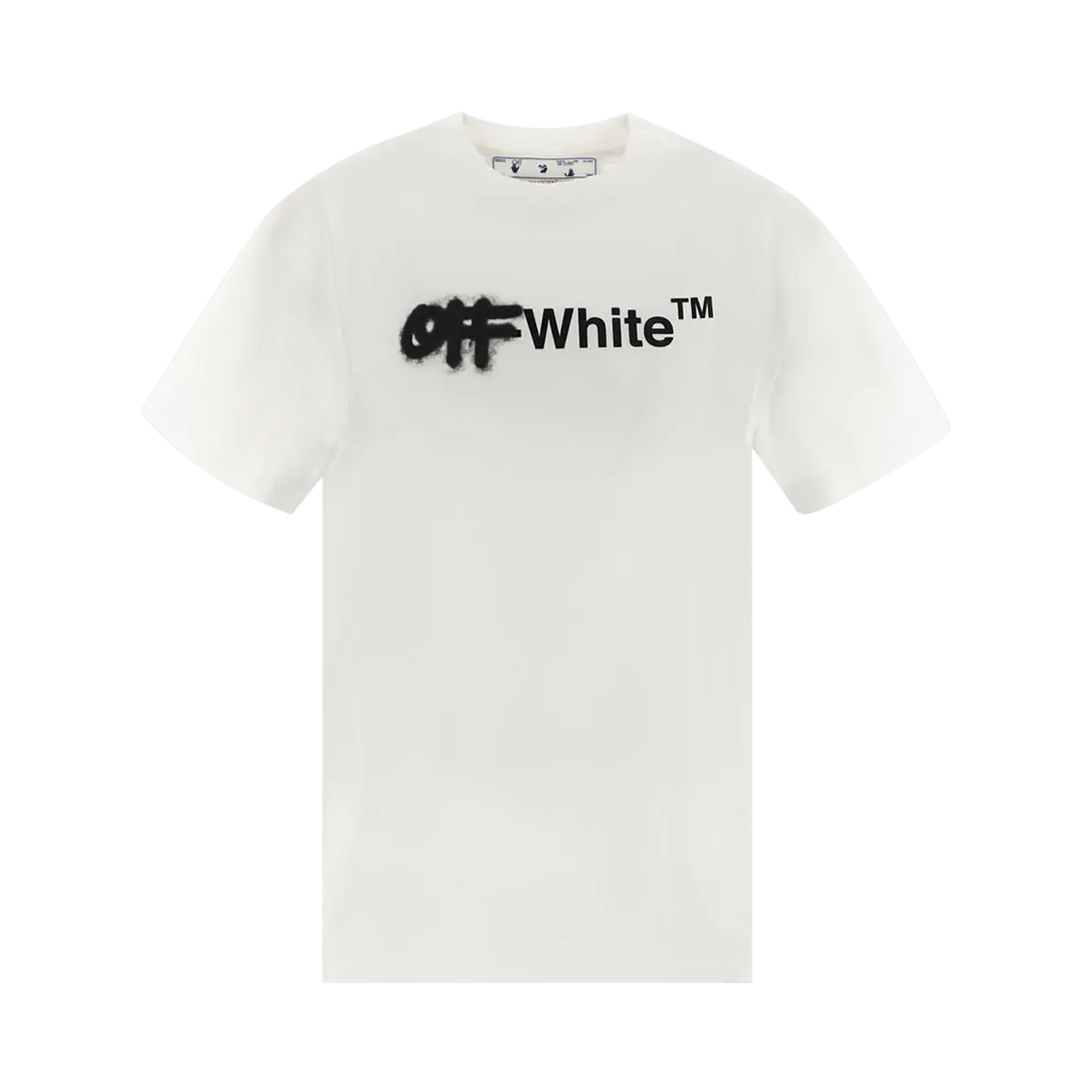 Off-White Spray Helvetica Over Skate Short-Sleeve Tee 'White/Black'