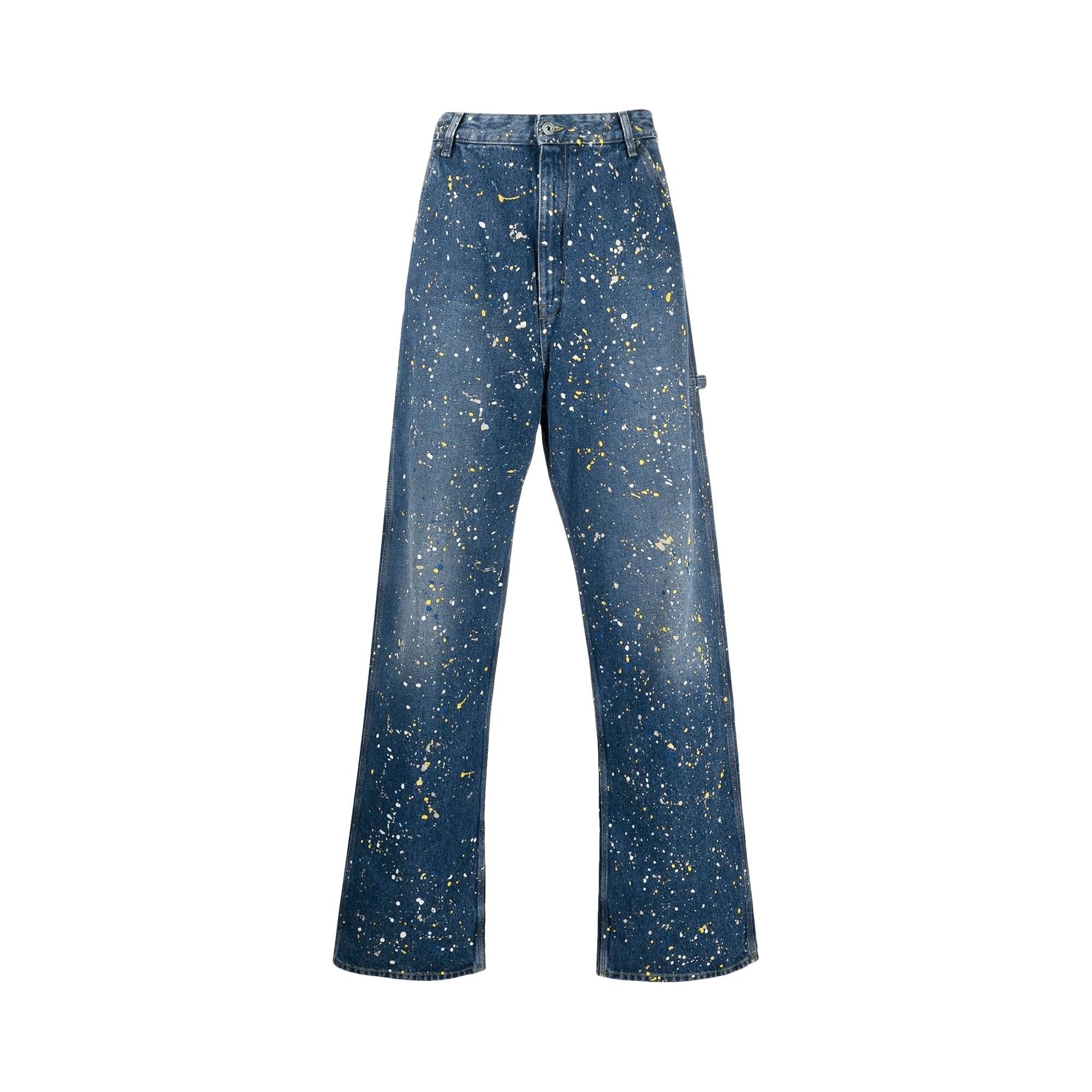 Off-White Paint Over Carpenter Jeans 'Blue'