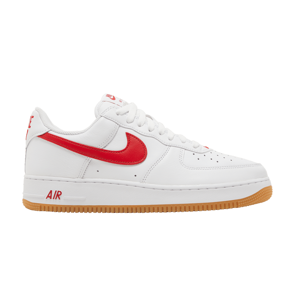 Nike Air Force 1 Low 'Color of the Month - White University Red'