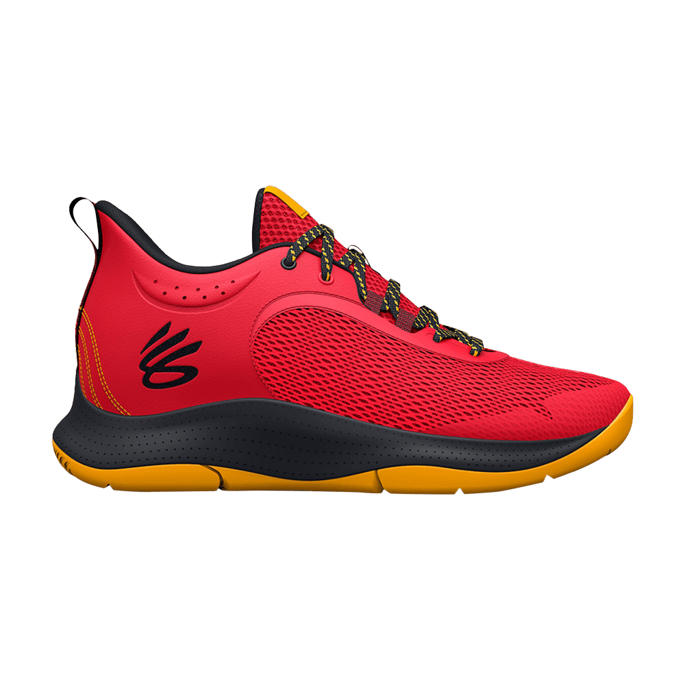 Pre-owned Under Armour Curry 3z6 'bolt Red Black'