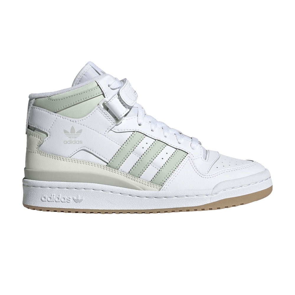Pre-owned Adidas Originals Wmns Forum Mid 'white Linen Green'