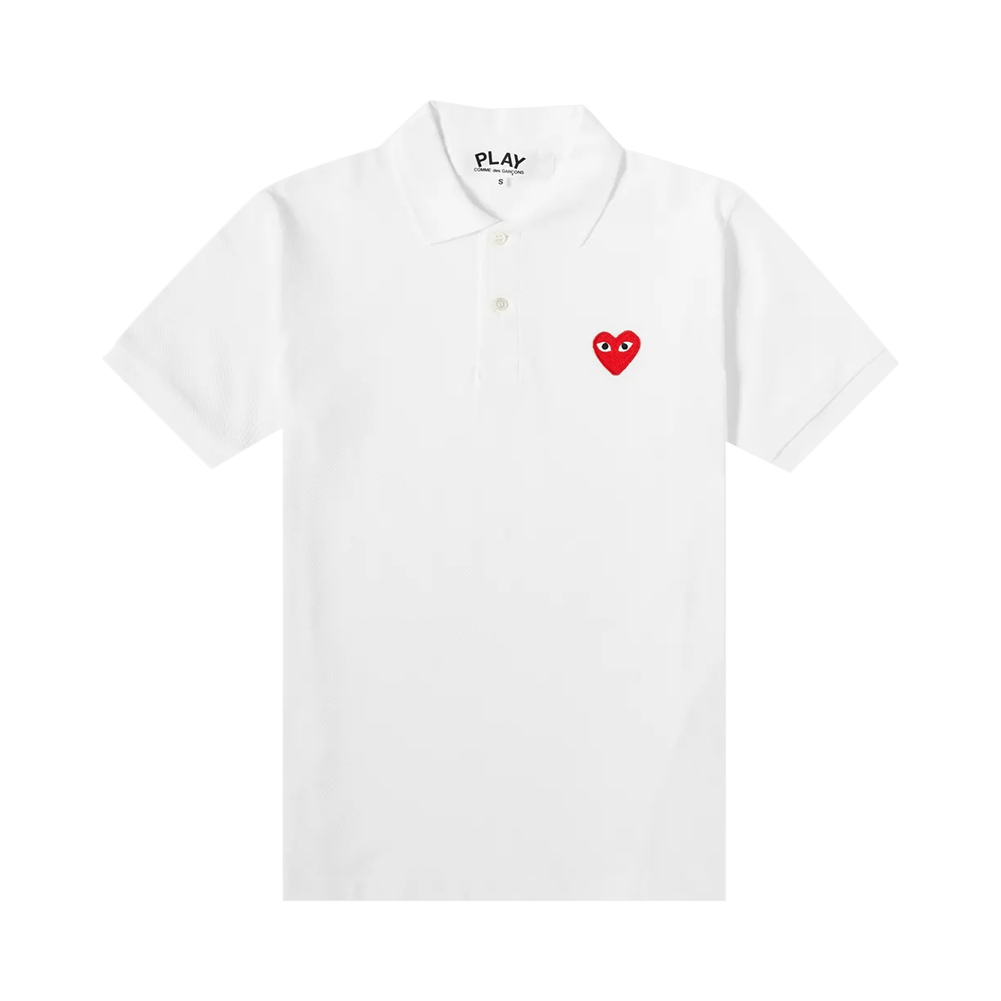 Comme des Garçons PLAY Polo 'White'