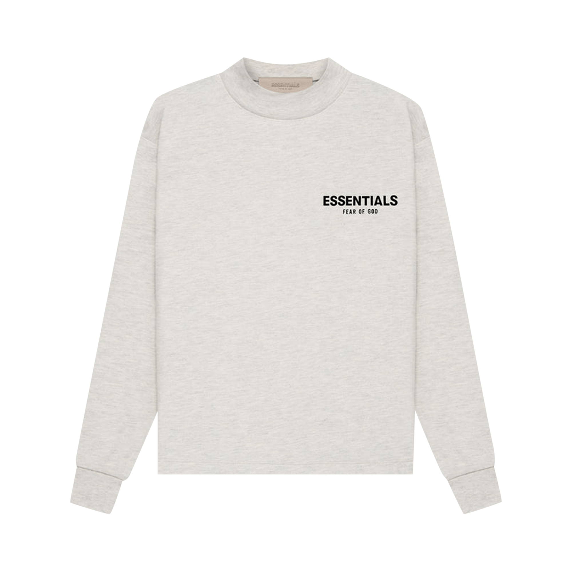 Fear of God Essentials Kids Essentials Long-Sleeve Tee 'Light Oatmeal'