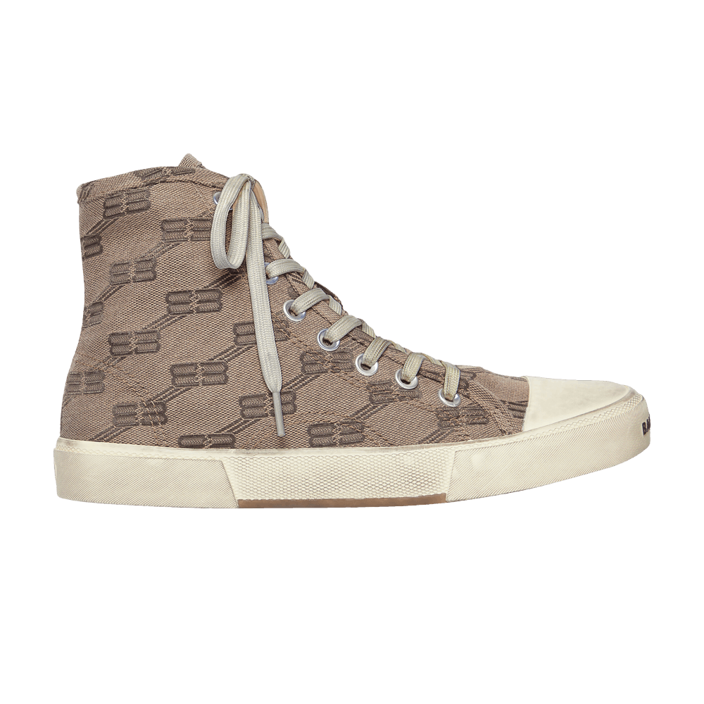 Balenciaga Wmns Paris High 'BB Monogram - Dark Mink Grey'