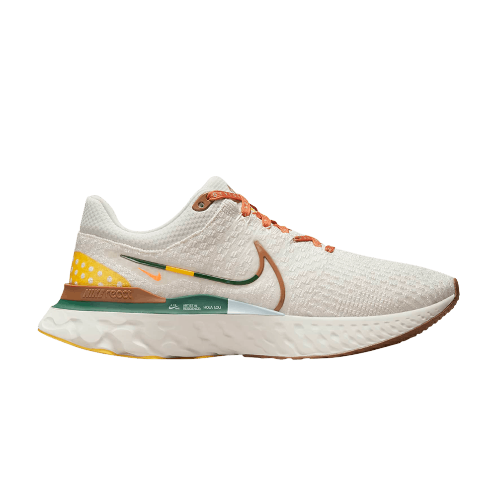 Pre-owned Nike Hola Lou X React Infinity Run Flyknit 3 'a.i.r.' In White
