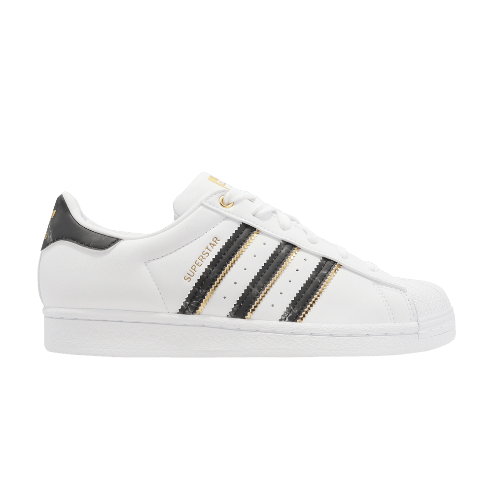 Adidas Wmns Superstar 'White Black Gold Metallic'