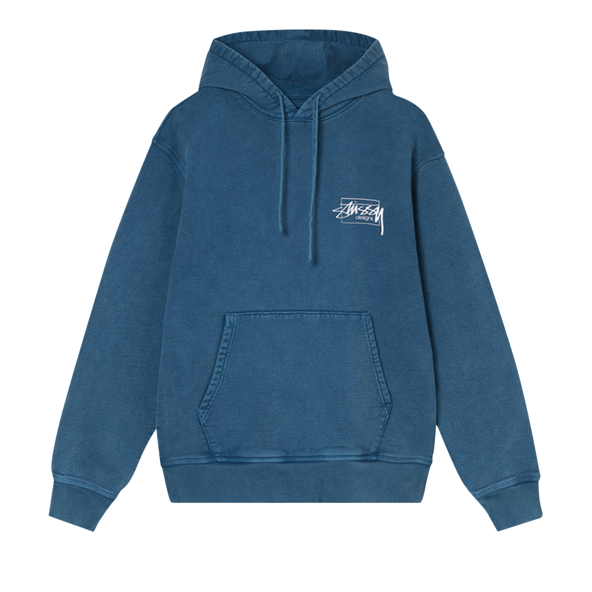 Stussy Dyed Stussy Designs Hoodie 'Blue'
