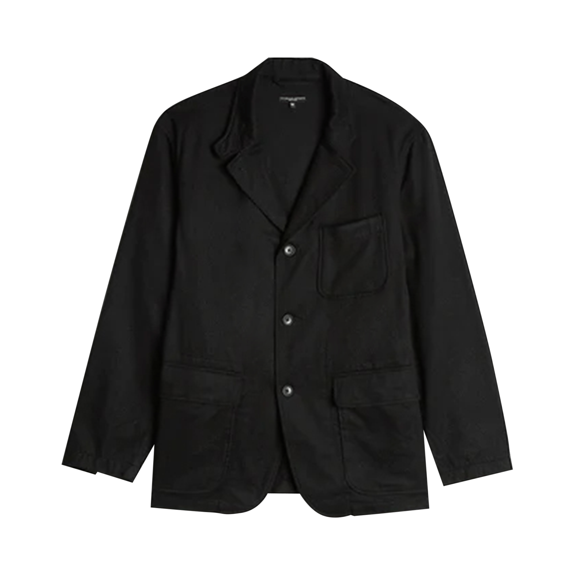 Pre-owned Engineered Garments Wool Cotton Flannel Loiter Jacket 'black'