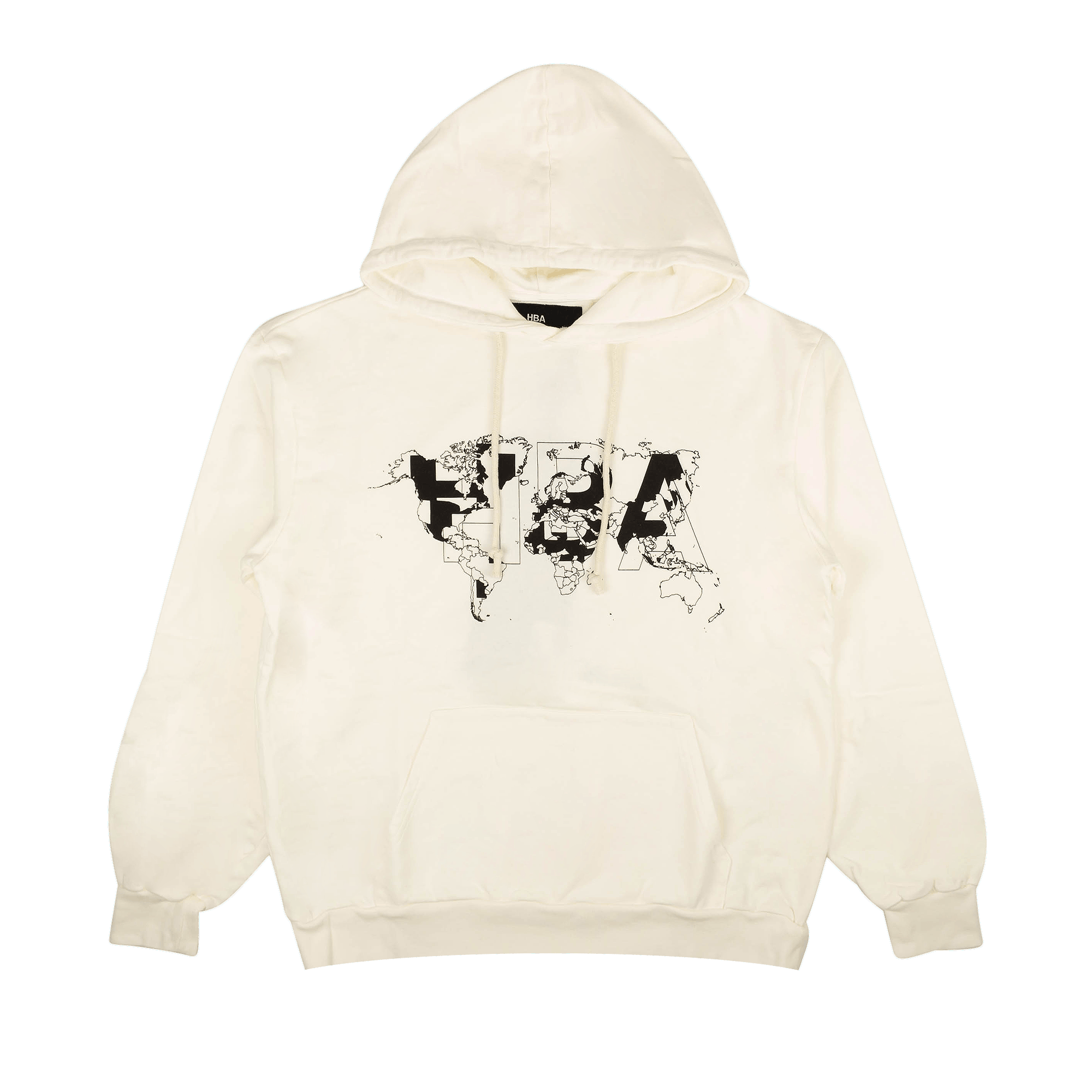 Pre-owned Hood By Air Planisfero Hoodie Sweatshirt 'white' | ModeSens