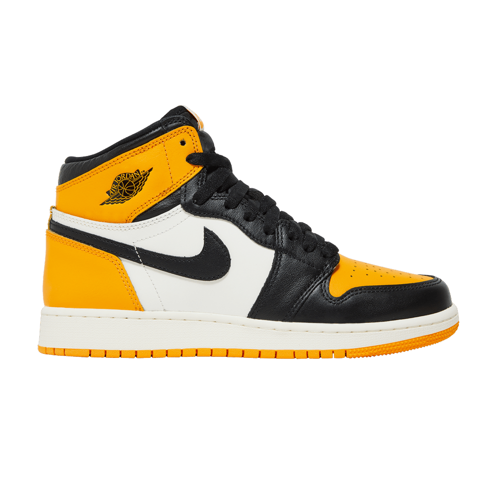 Pre-owned Air Jordan 1 Retro High Og Gs 'yellow Toe'