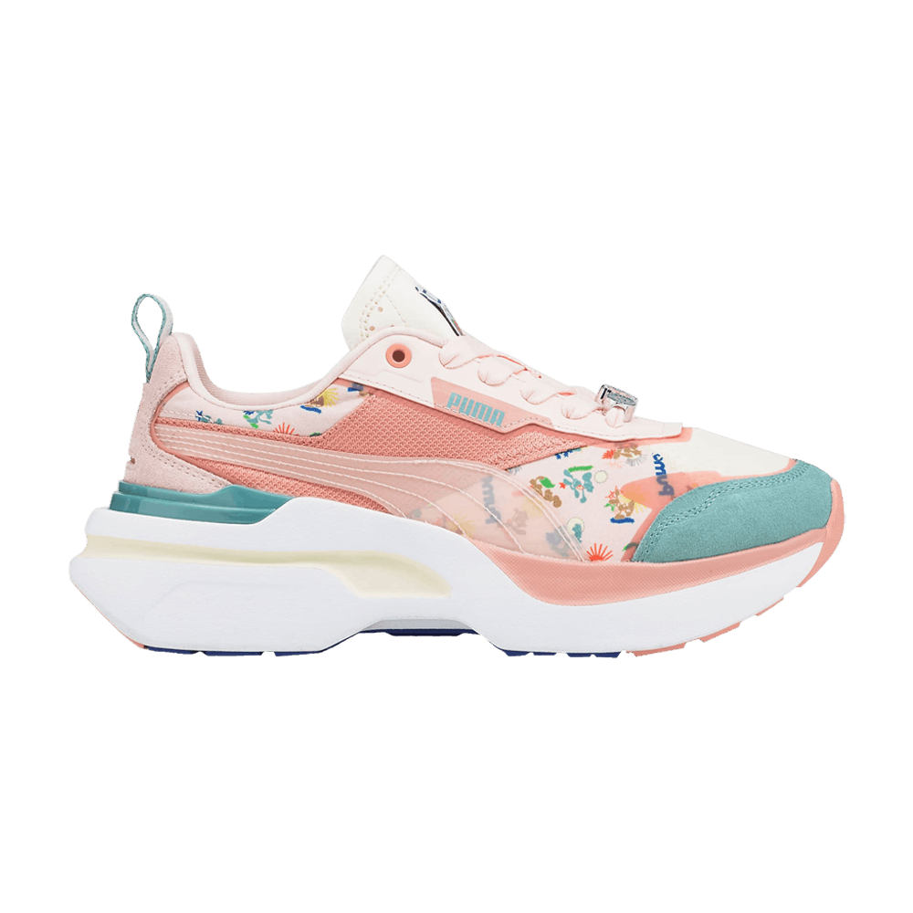 Pre-owned Puma Wmns Kosmo Rider Ap 'psychedelic' In Pink