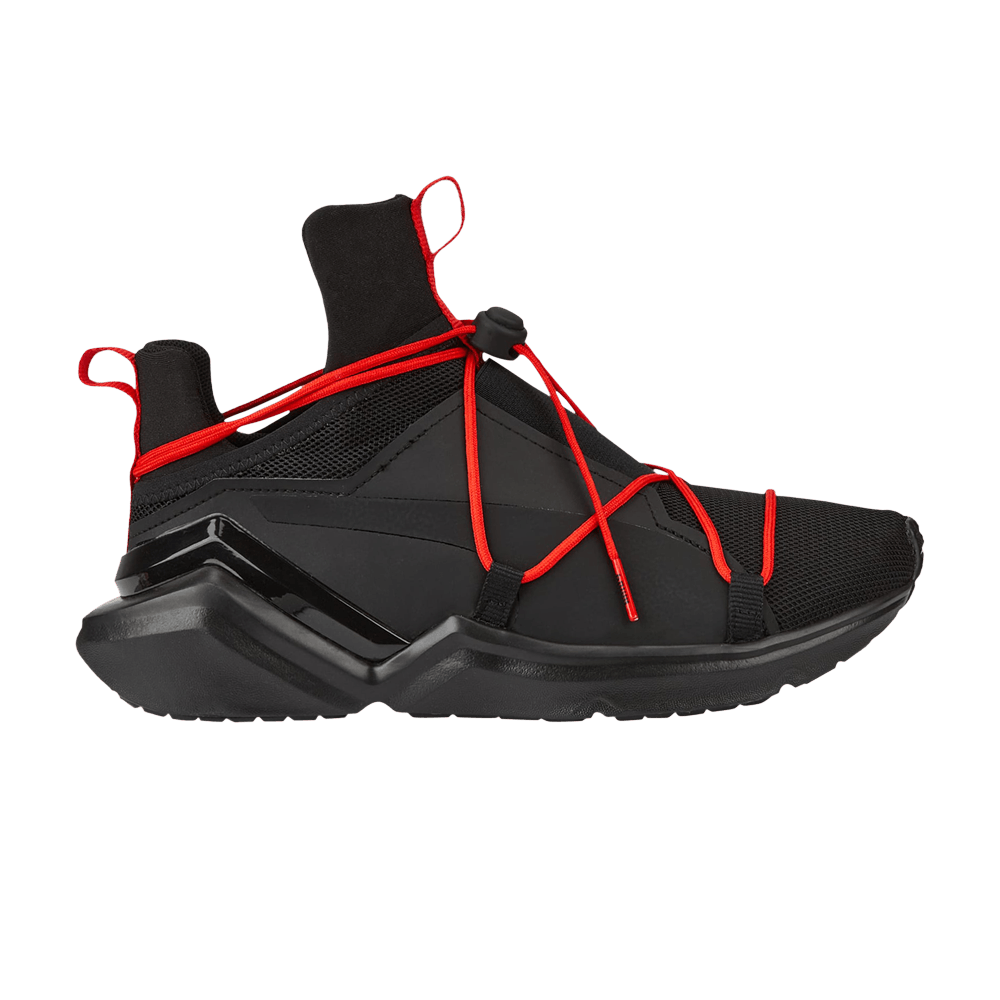 Pre-owned Puma Vogue X Wmns Fierce 'black Red'