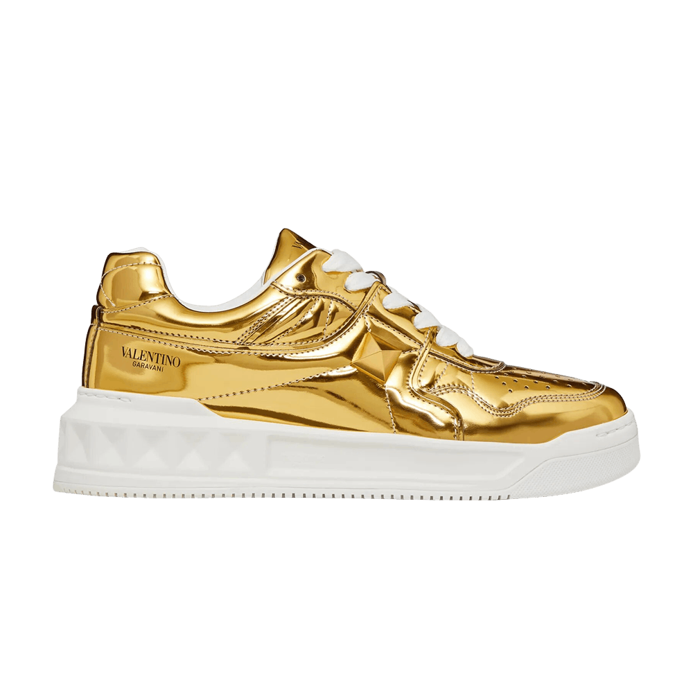 Valentino Wmns One Stud Low 'Mirror - Gold'