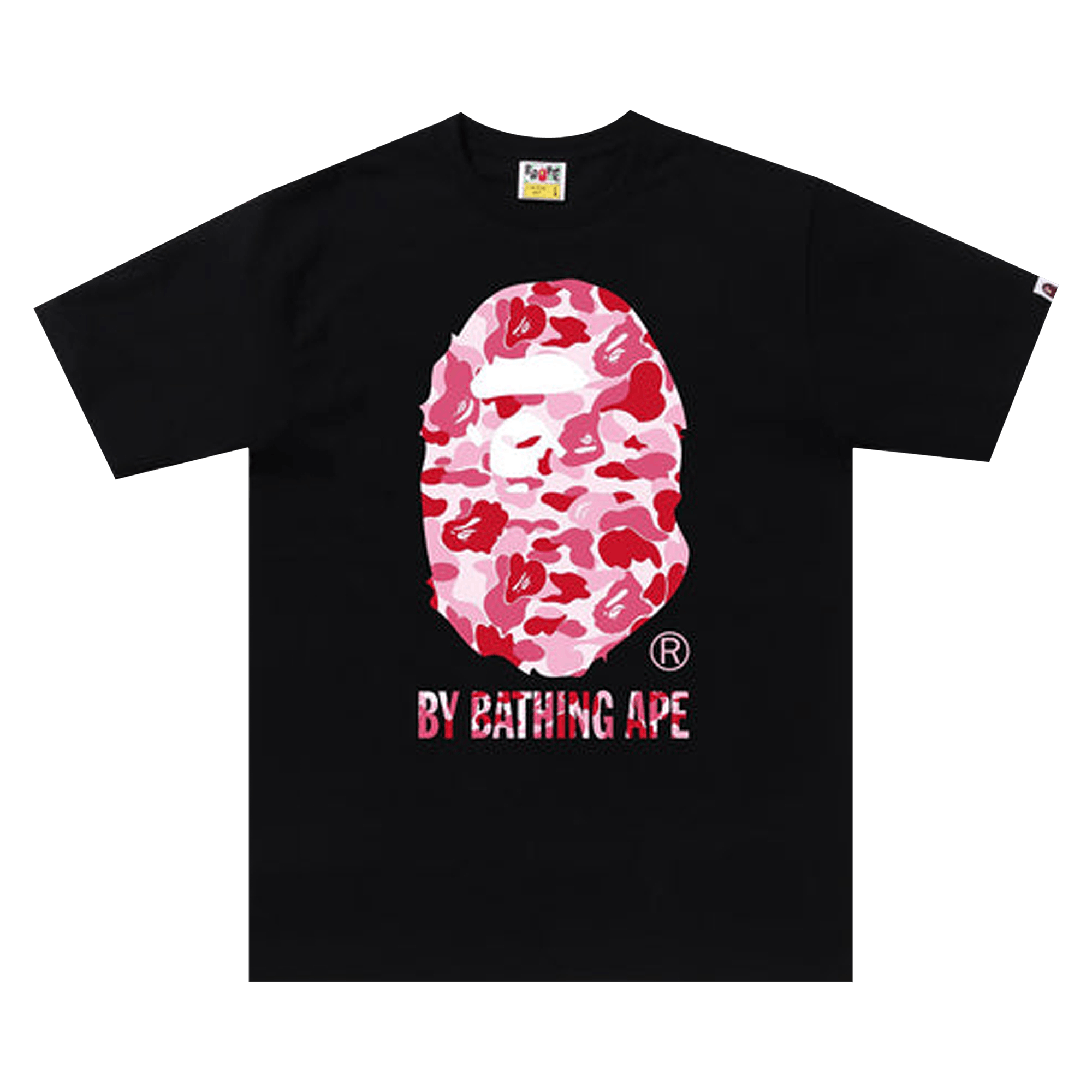 BAPE ABC Camo By Bathing Ape Tee 'Black/Pink'