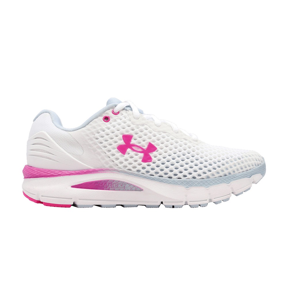 Pre-owned Under Armour Wmns Charged Intake 5 'white Pink'