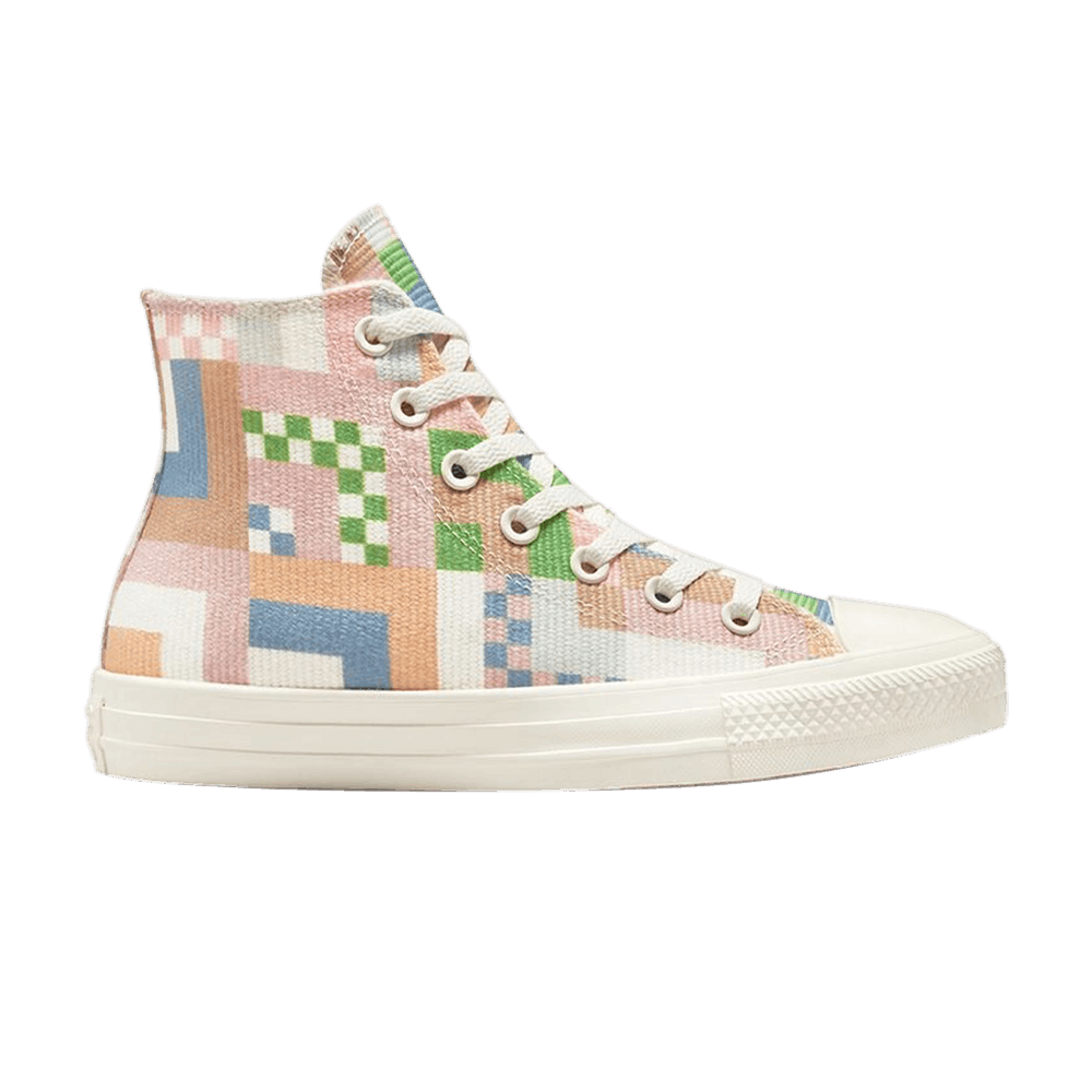 Pre-owned Converse Wmns Chuck Taylor All Star High 'crafted Abstract Stripes' In Multi-color