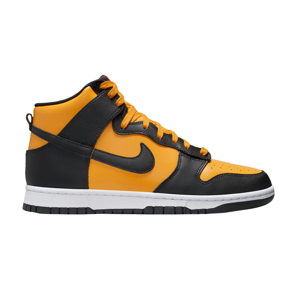 Pre-owned Nike Dunk High Retro 'bruce Lee' In Yellow