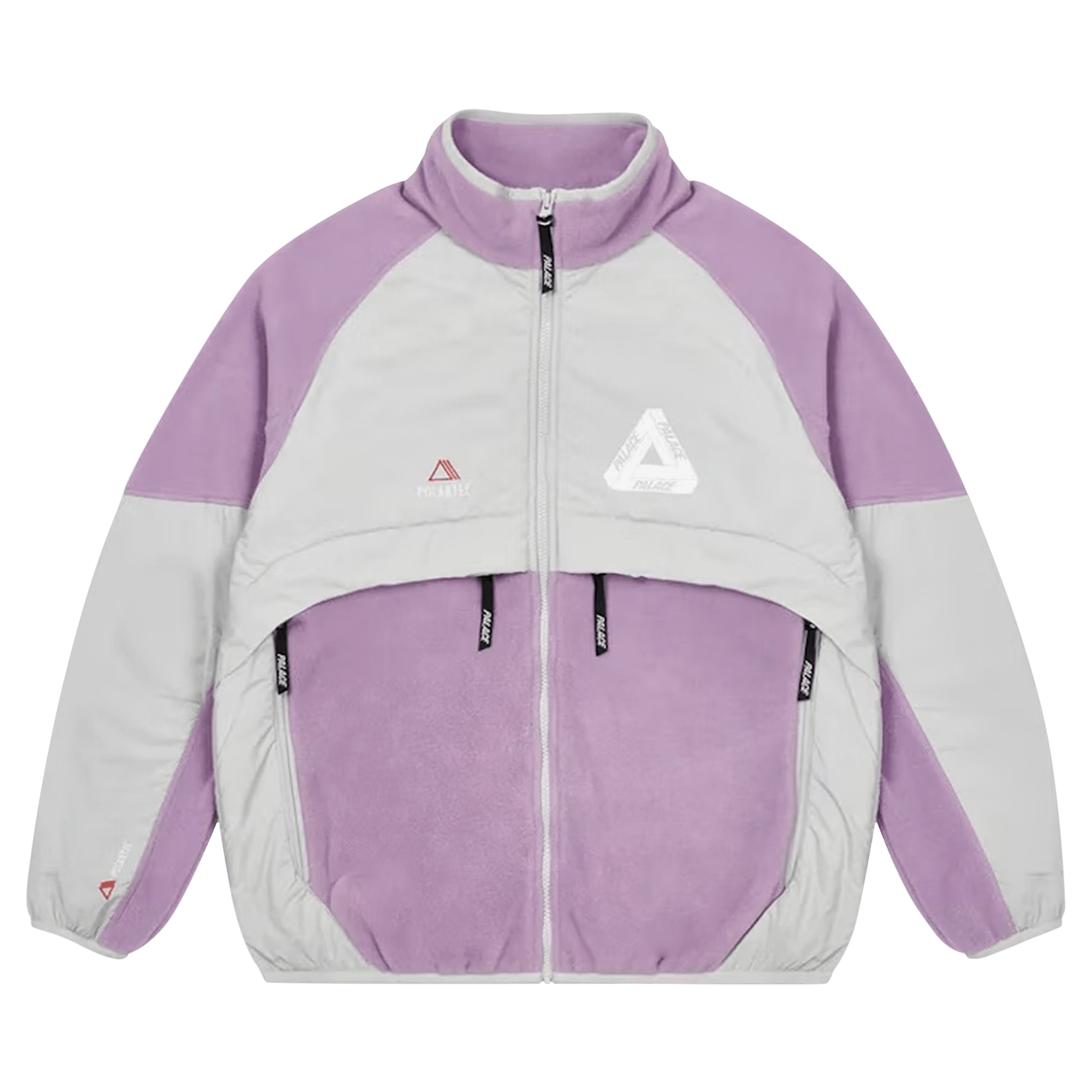 Palace Polartec Shell Jacket 'pink/grey' In Multi-color
