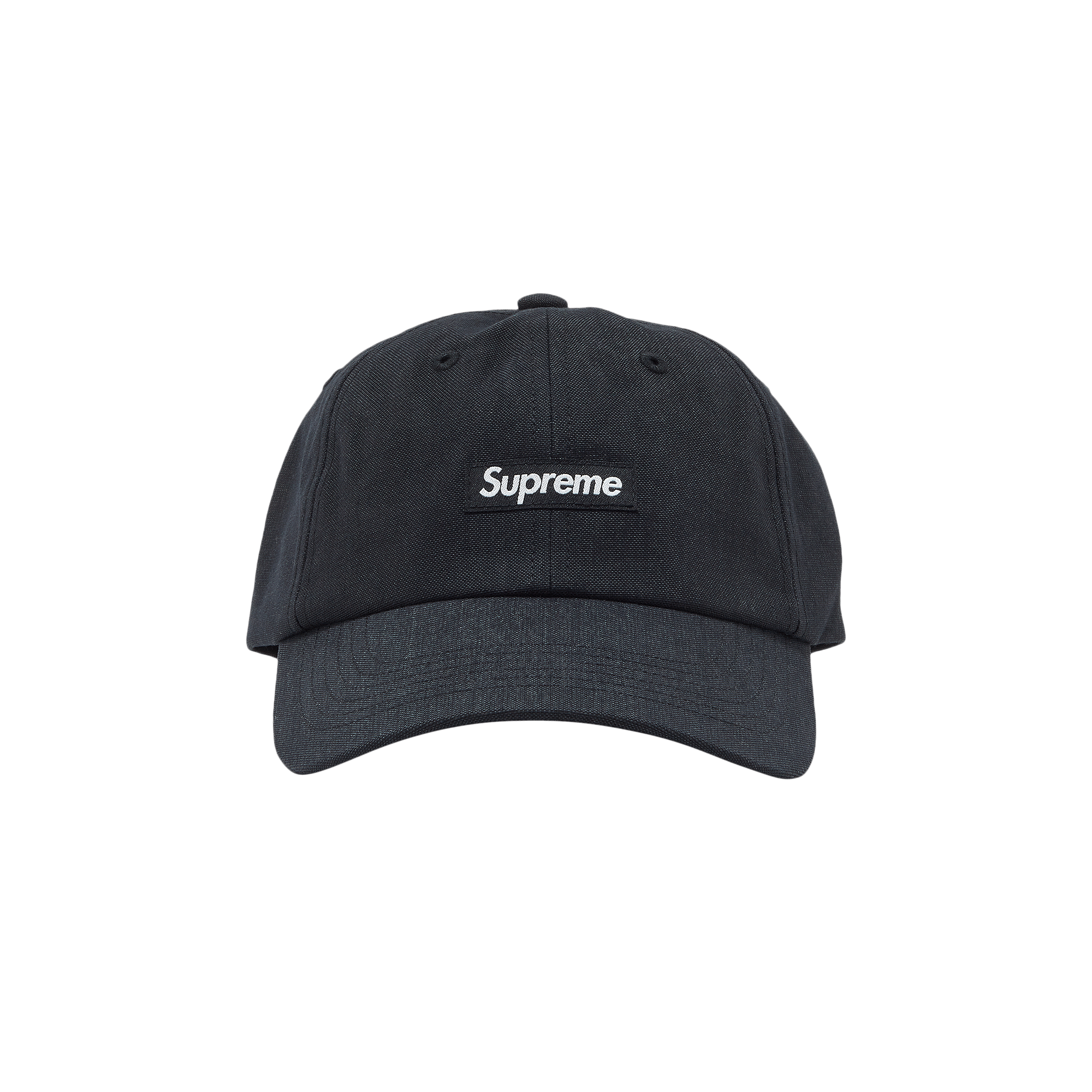 Pre-owned Supreme Brushed Cordura Small Box 6-panel 'black' | ModeSens