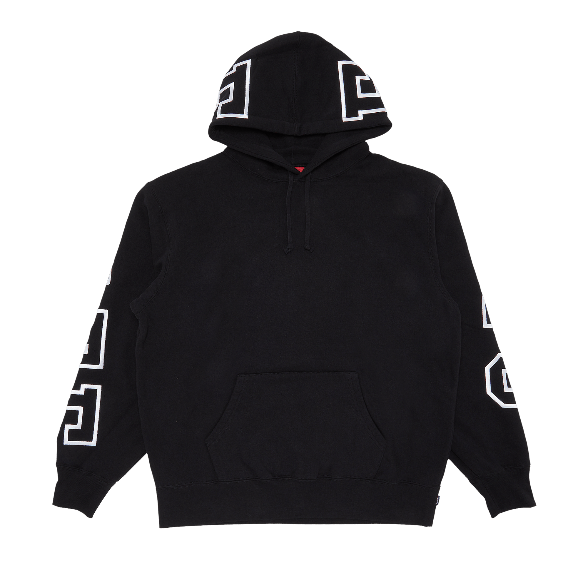 Pre-owned Supreme State Hooded Sweatshirt 'black'