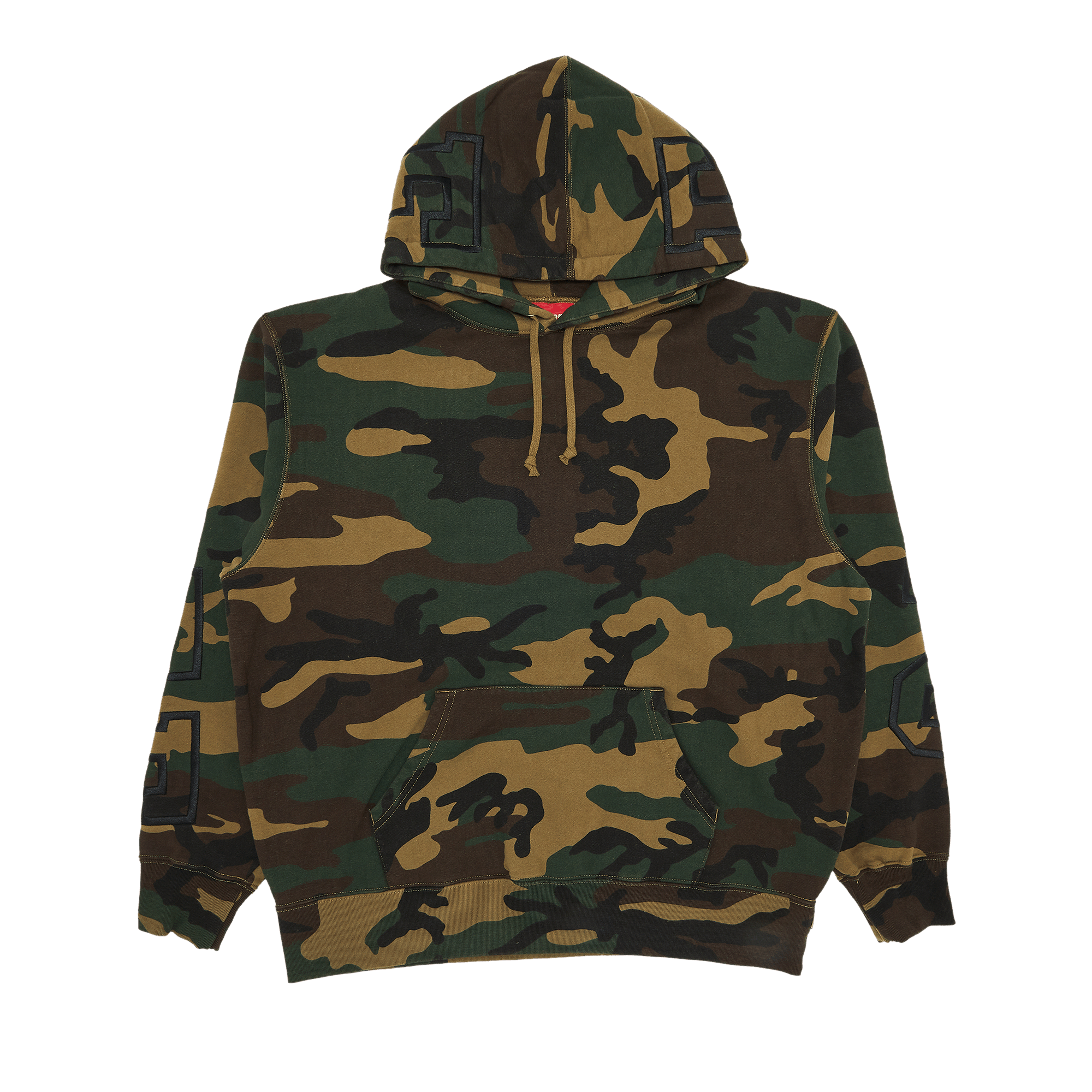 Pre-owned Supreme State Hooded Sweatshirt 'woodland Camo' In Multi-color