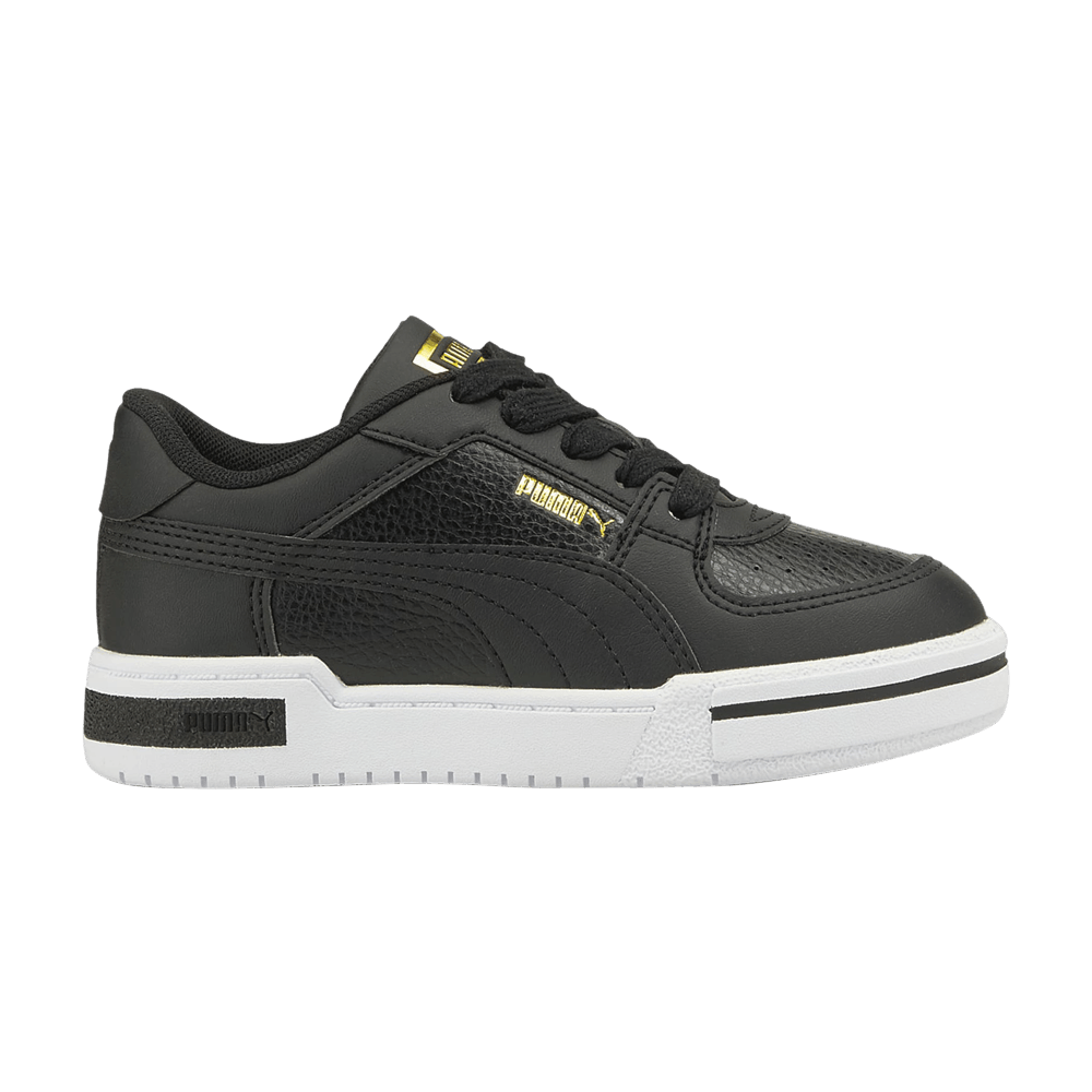 Pre-owned Puma Ca Pro Classic Little Kid 'black White Gold'