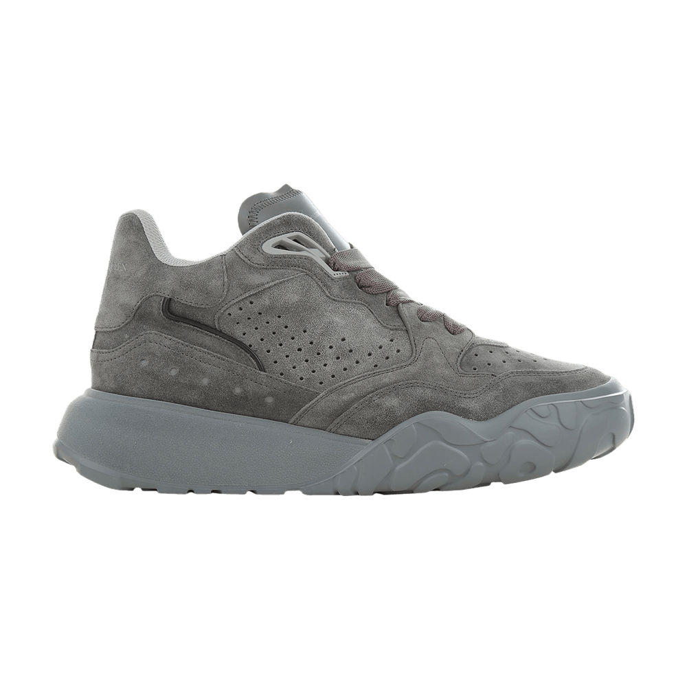Buy Alexander McQueen Court Trainer Mid 'Grey' - 705121