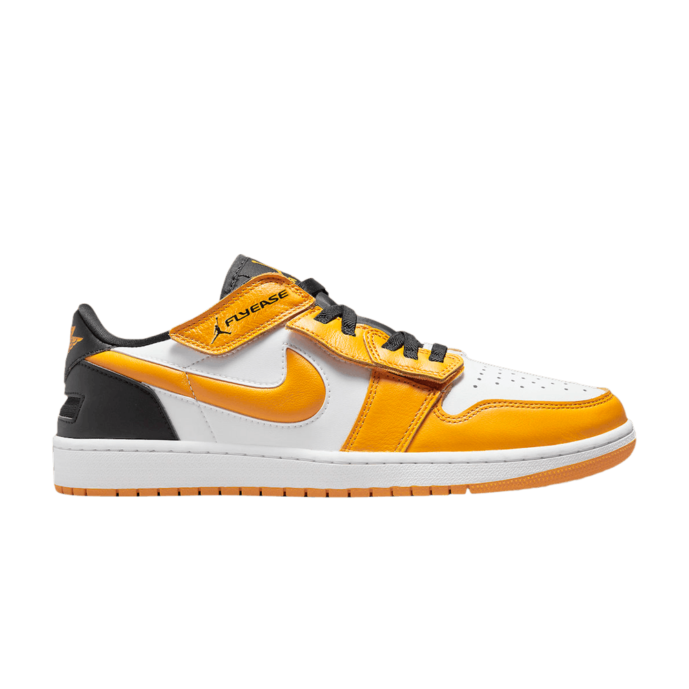 Pre-owned Air Jordan 1 Low Flyease 'white Taxi' In Yellow
