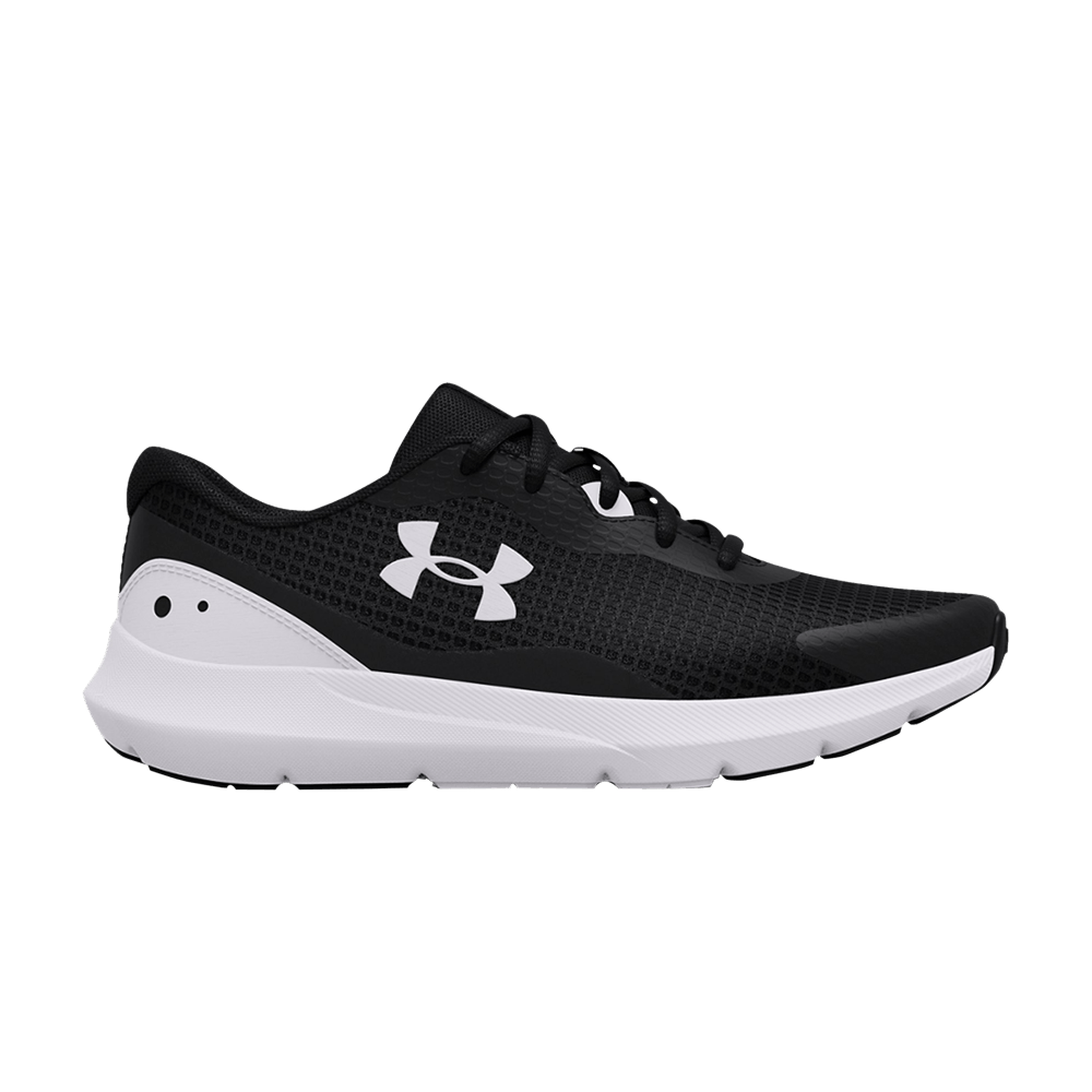 Pre-owned Under Armour Wmns Surge 3 'black White'