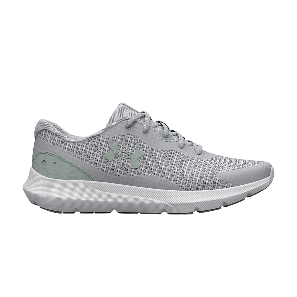 Pre-owned Under Armour Wmns Surge 3 'halo Grey Opal Green'