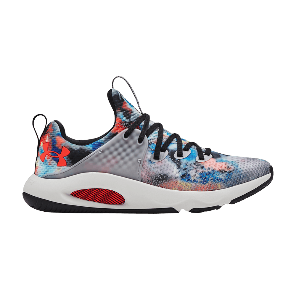Pre-owned Under Armour Hovr Rise 3 Printed 'concrete Halo Grey'