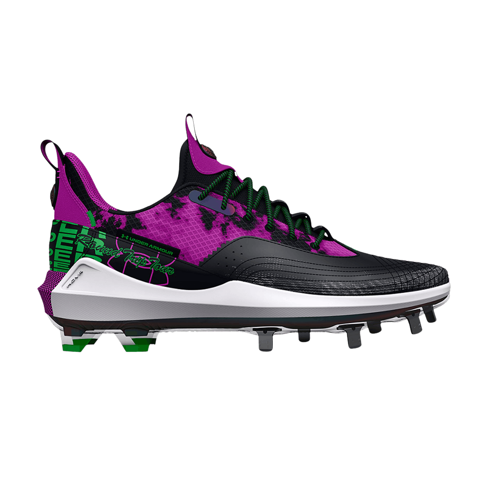 Pre-owned Under Armour Harper 7 Low St Pe 'round Trip Tour' In Black