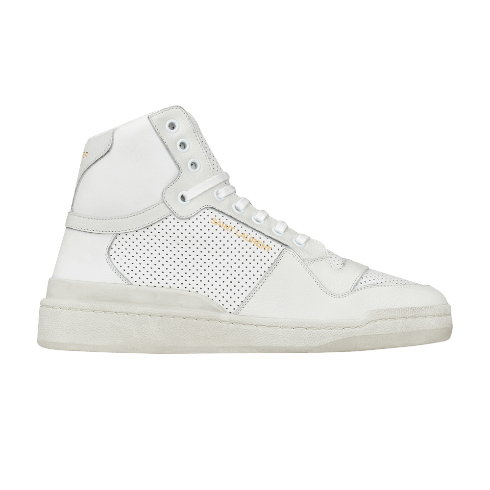 Buy Saint Laurent SL-24 Mid 'Optic White' - 610618 04LB0