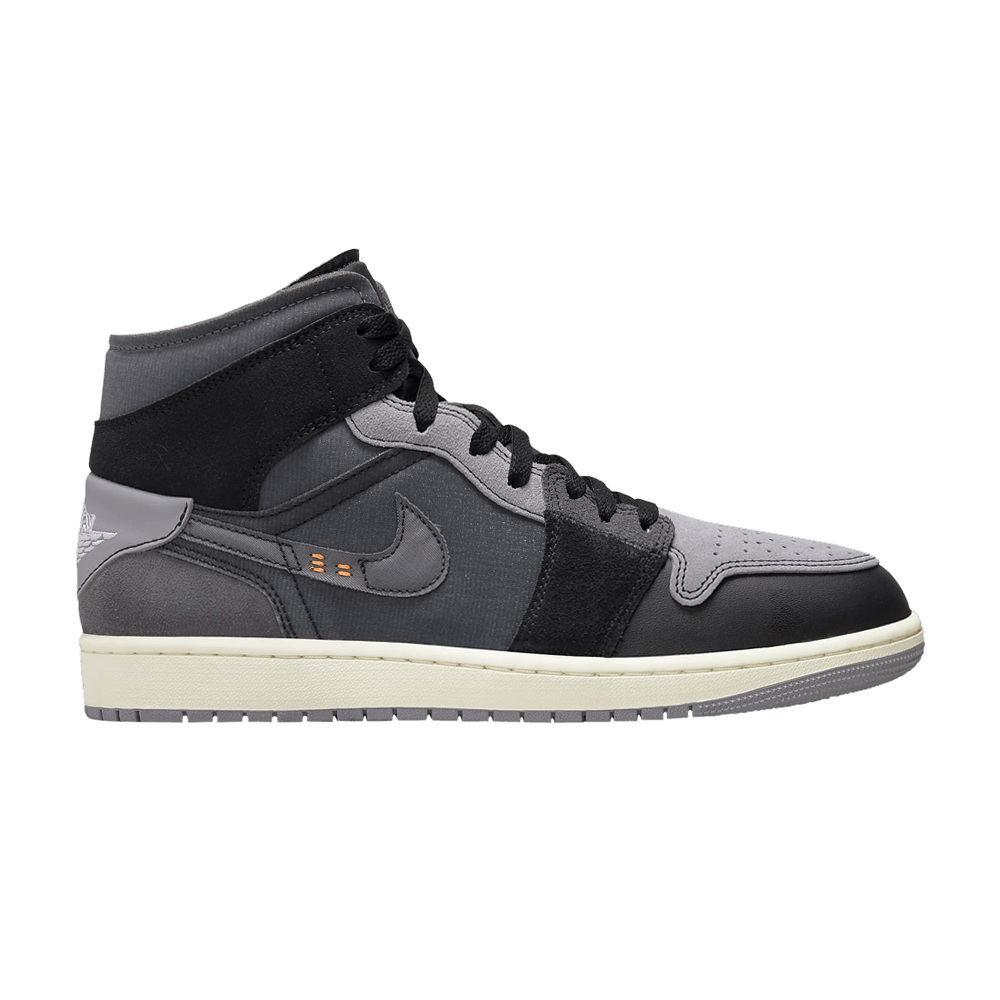 Pre-owned Air Jordan 1 Mid Se Craft 'inside Out - Black'