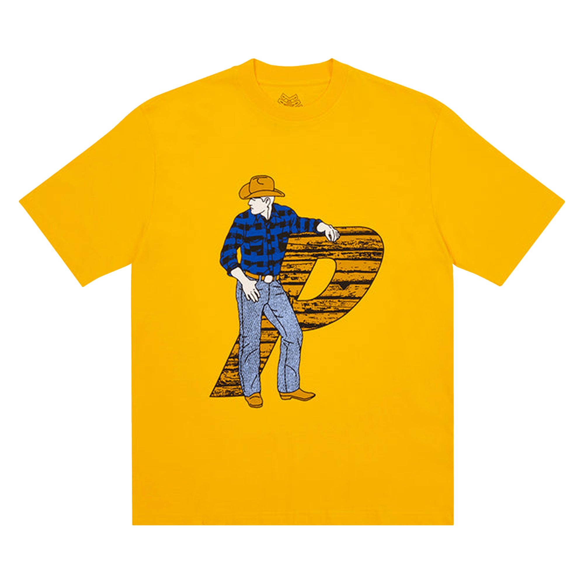 Palace Saddle Up T-Shirt 'Yellow'