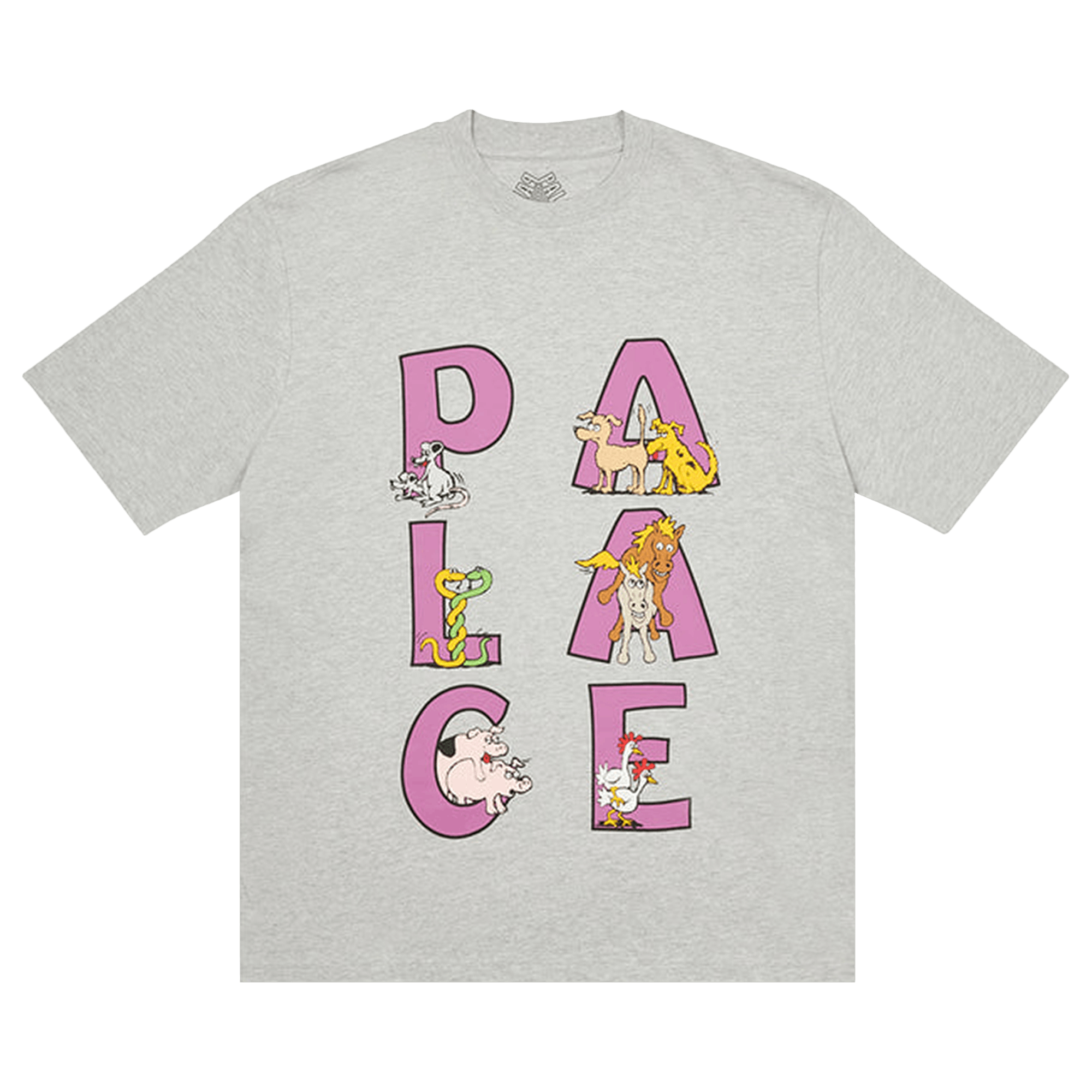 Palace Session T-Shirt 'Grey Marl'