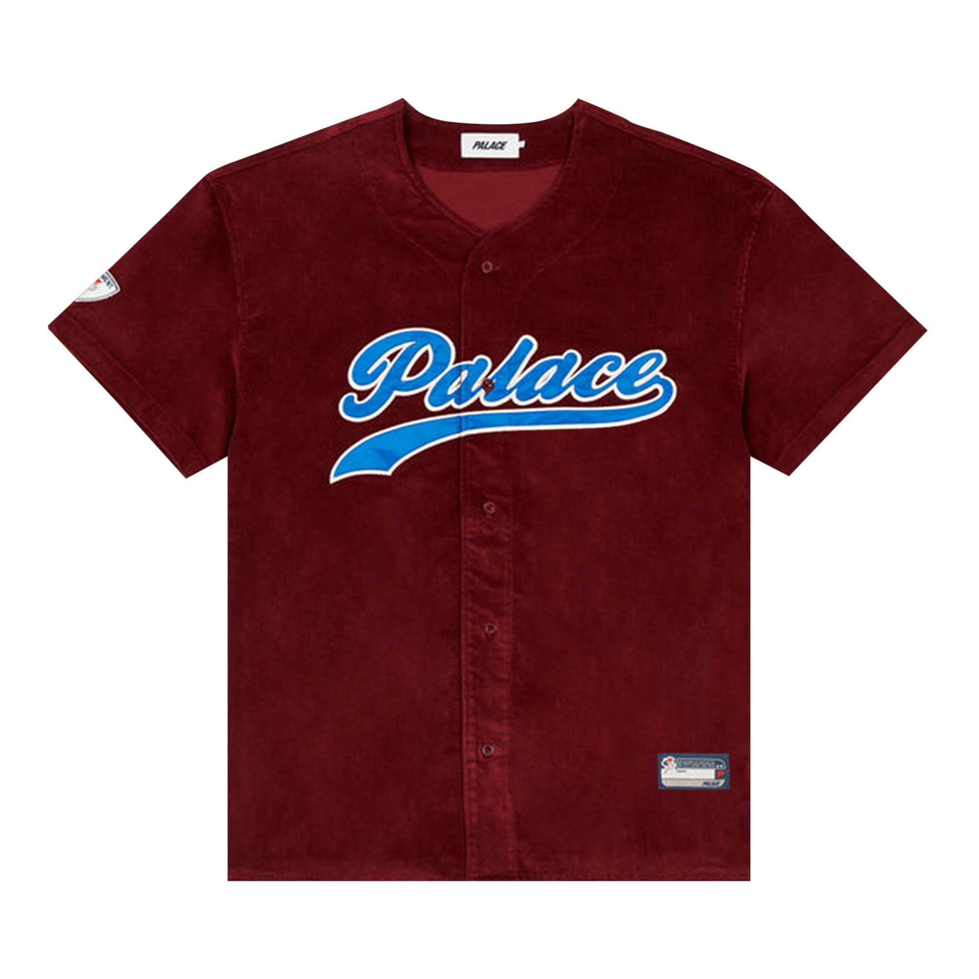 Palace Cord Baseball Jersey 'Burgundy'