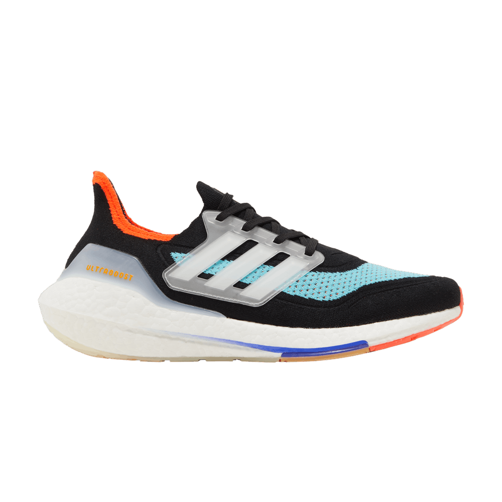 Adidas UltraBoost 21 'Black Pulse Aqua'