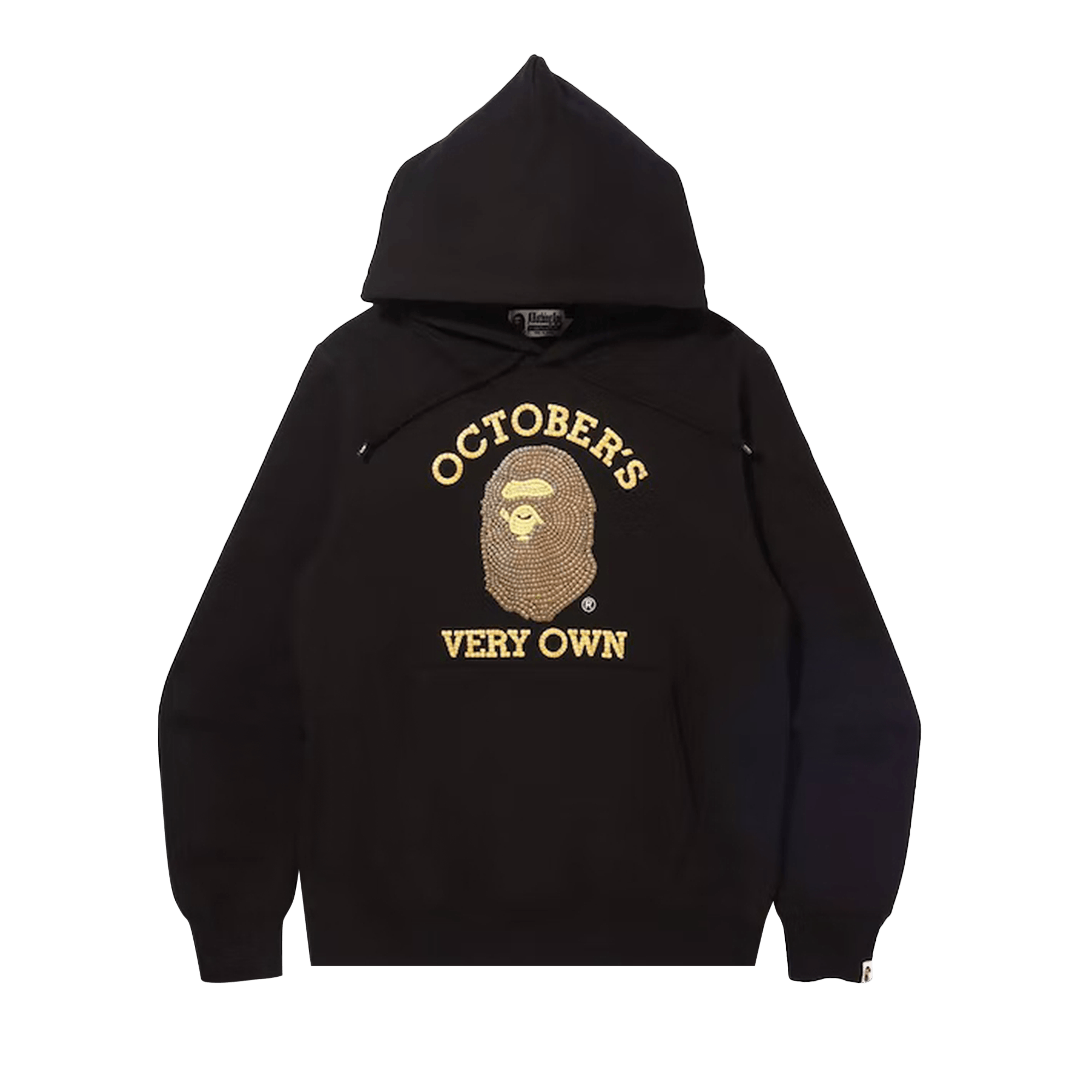 Pre-owned Bape X Ovo Pullover Hoodie 'black'
