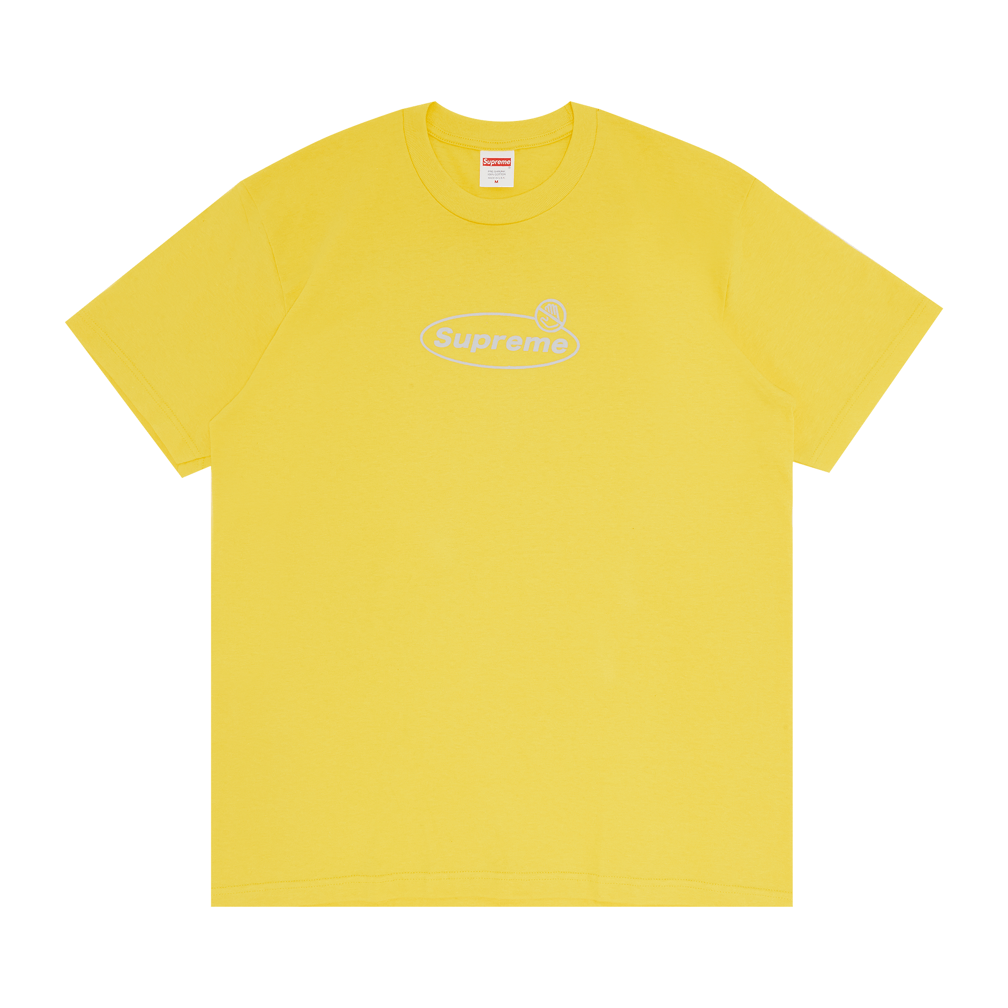 Supreme Warning Tee 'Yellow'