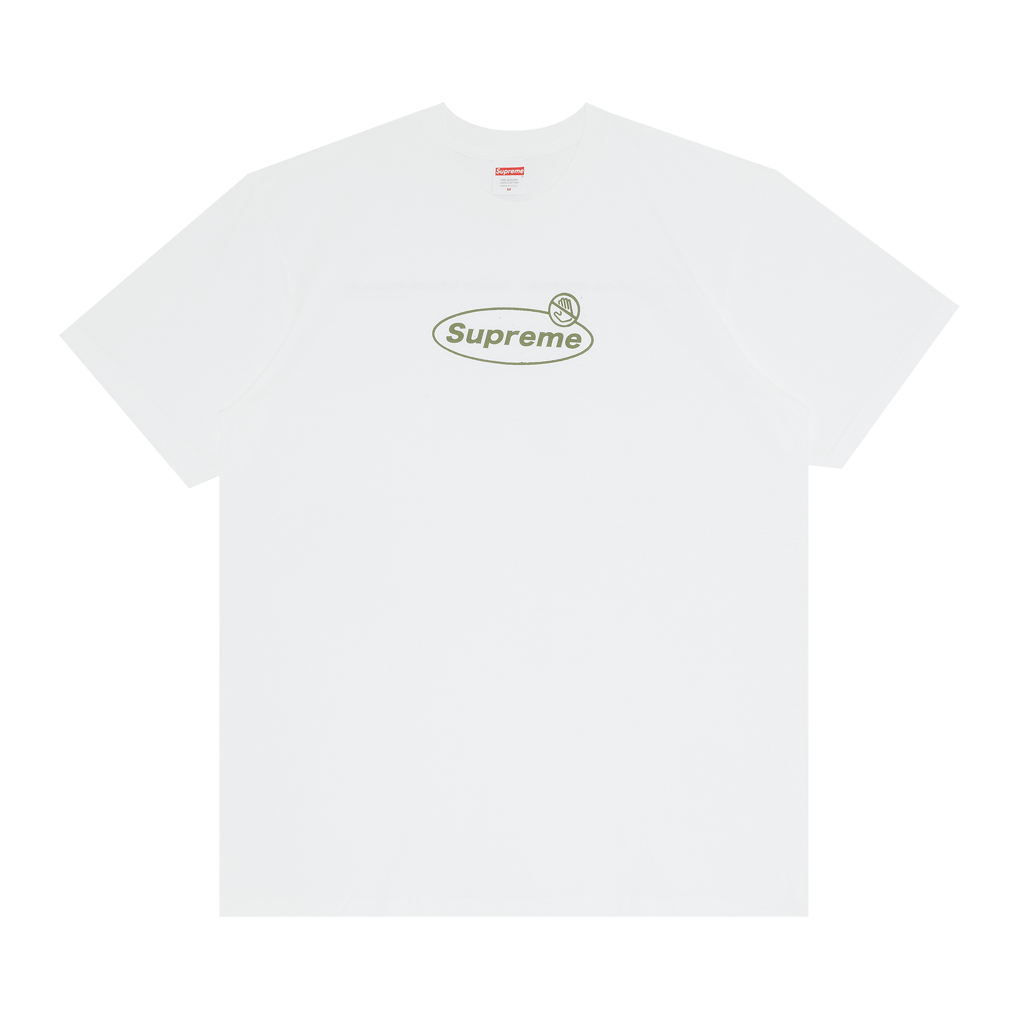 Supreme Warning Tee 'White'