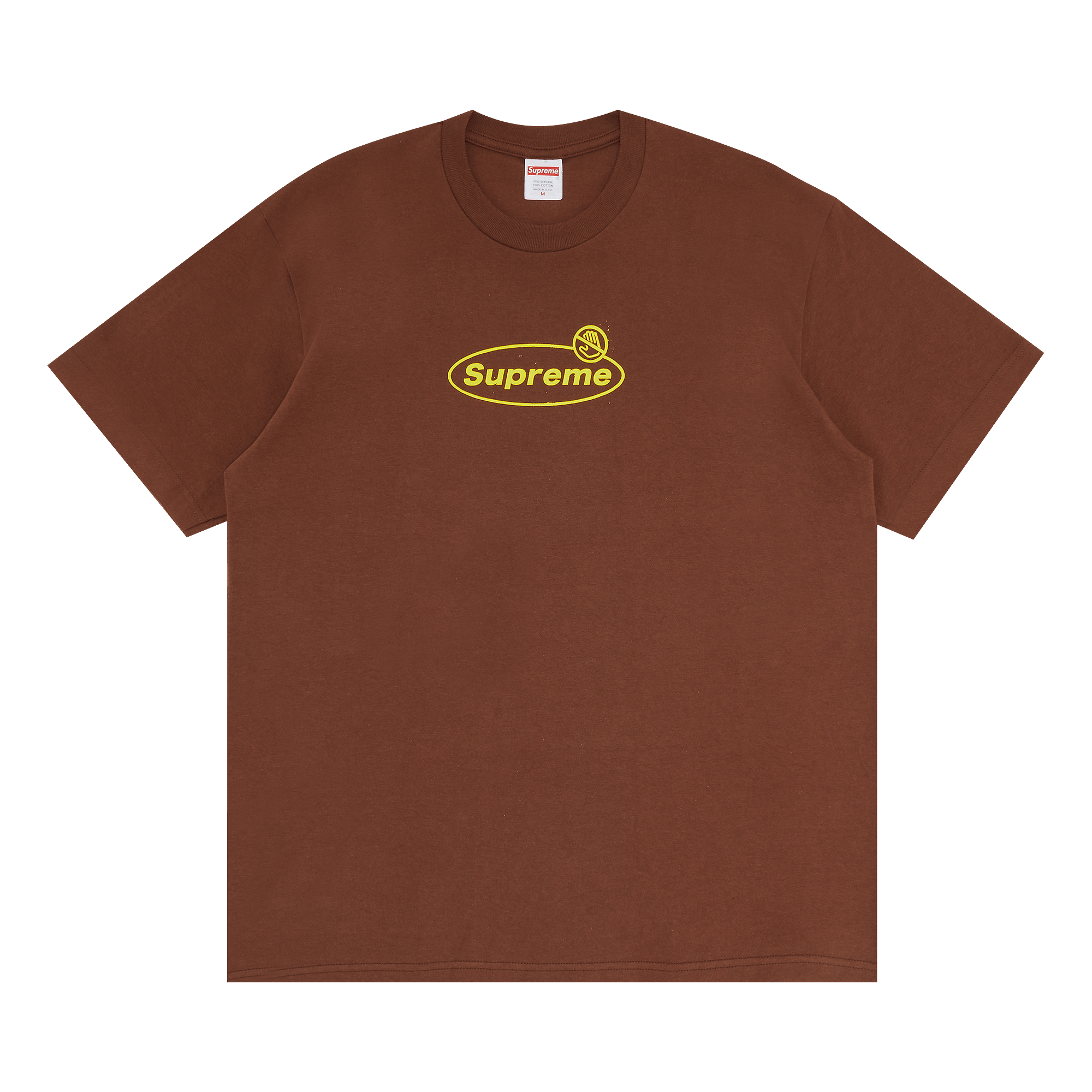 Supreme Warning Tee 'Brown'