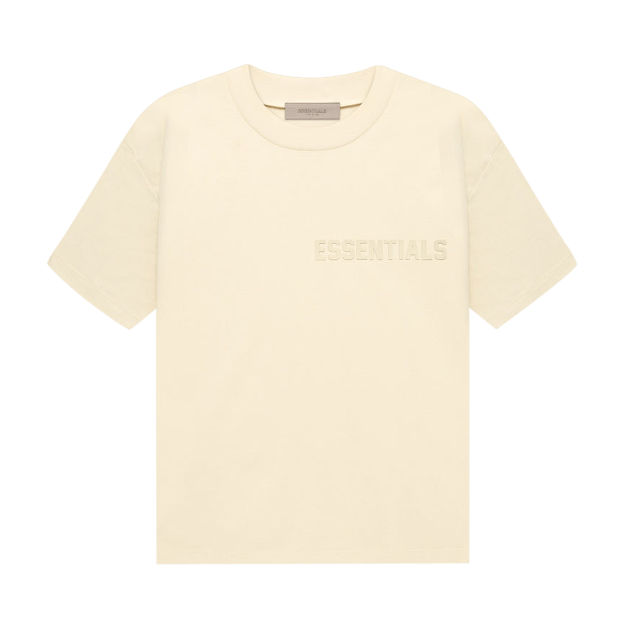 Pre-owned Essentials Fear Of God  Short-sleeve Tee 'eggshell' In White