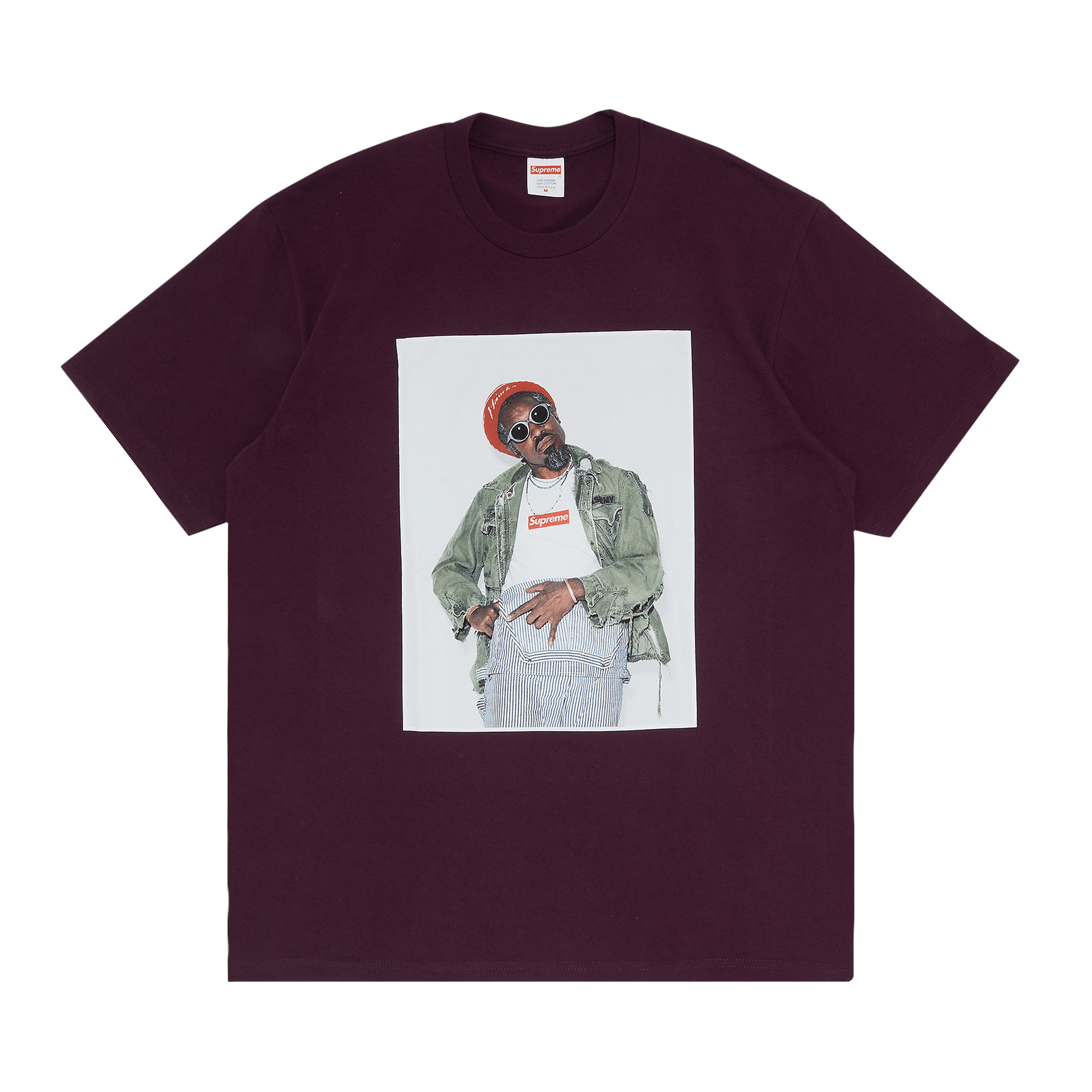 Supreme André 3000 Tee 'Eggplant'