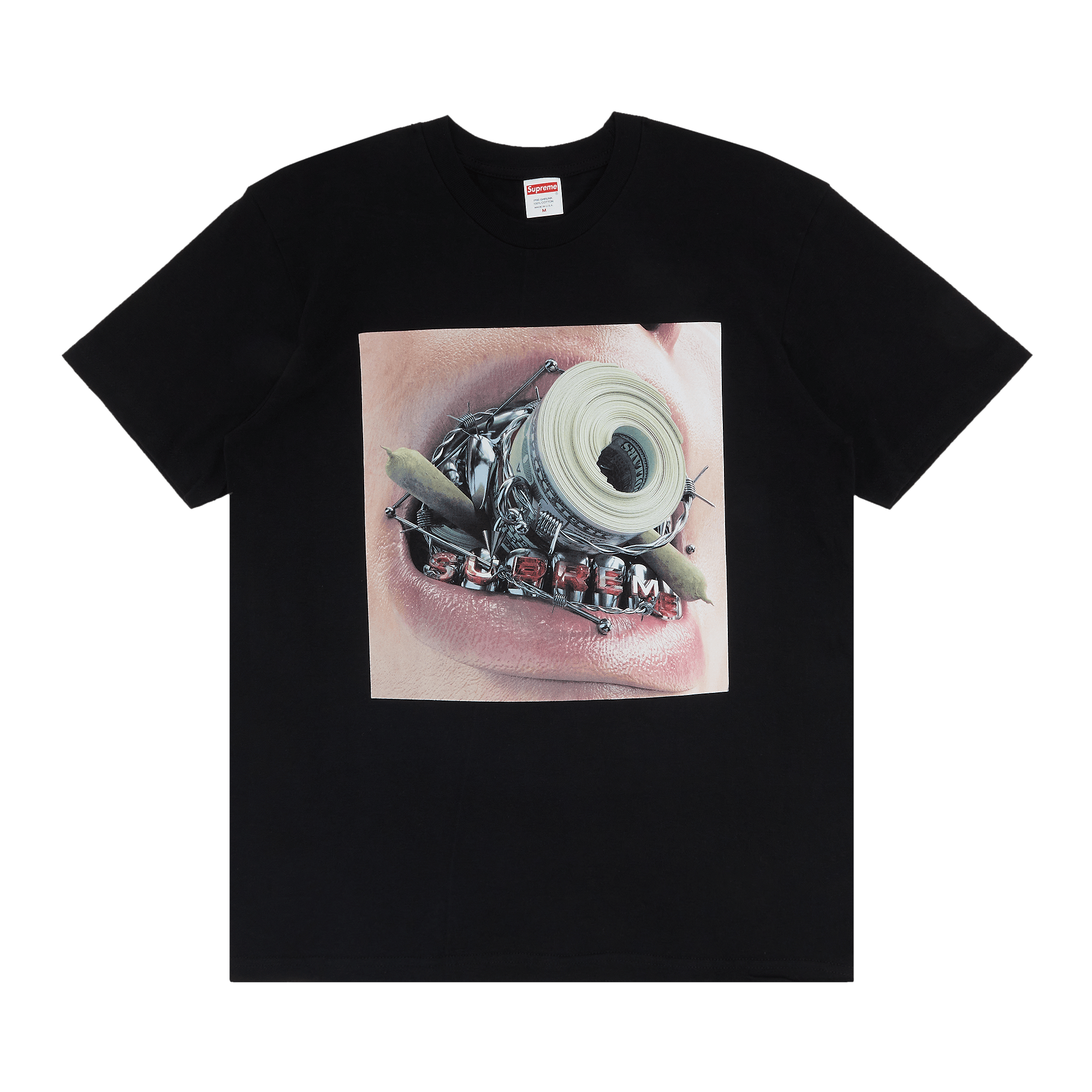 Supreme Braces Tee 'Black'
