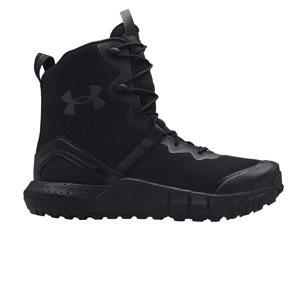 Pre-owned Under Armour Micro G Valsetz Tactical Boots 'black Jet Grey'