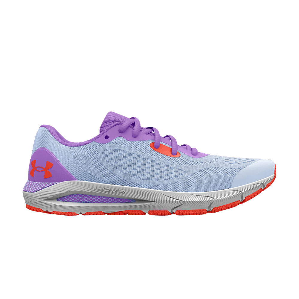 Pre-owned Under Armour Hovr Sonic 5 Gs 'oxford Blue Vivid Lilac'
